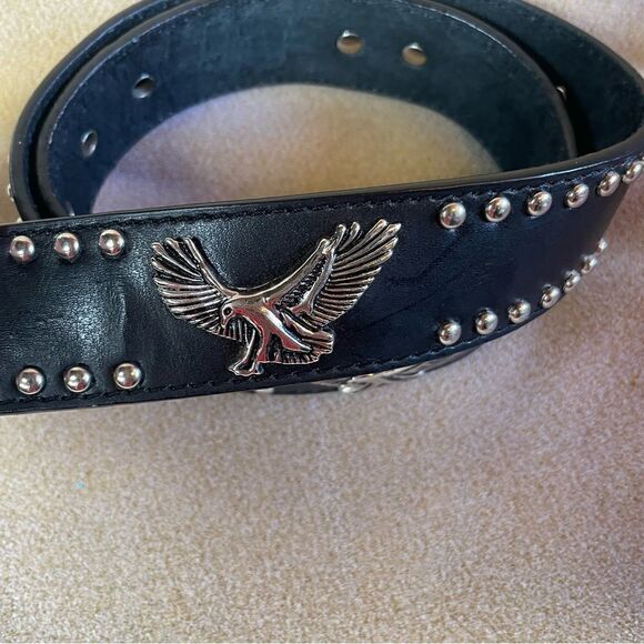 Eagle leather belt  - Picture 2 of 9